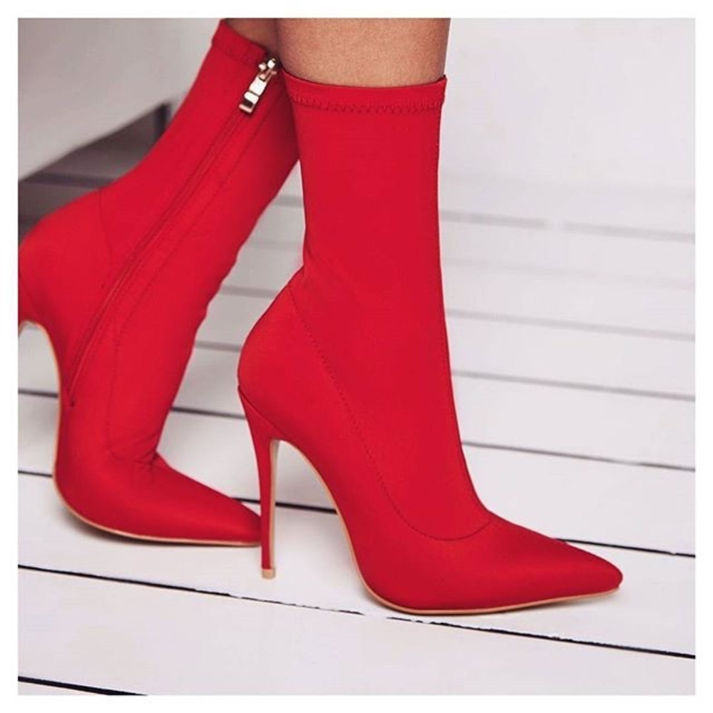 Ego Official Red Fiona boots